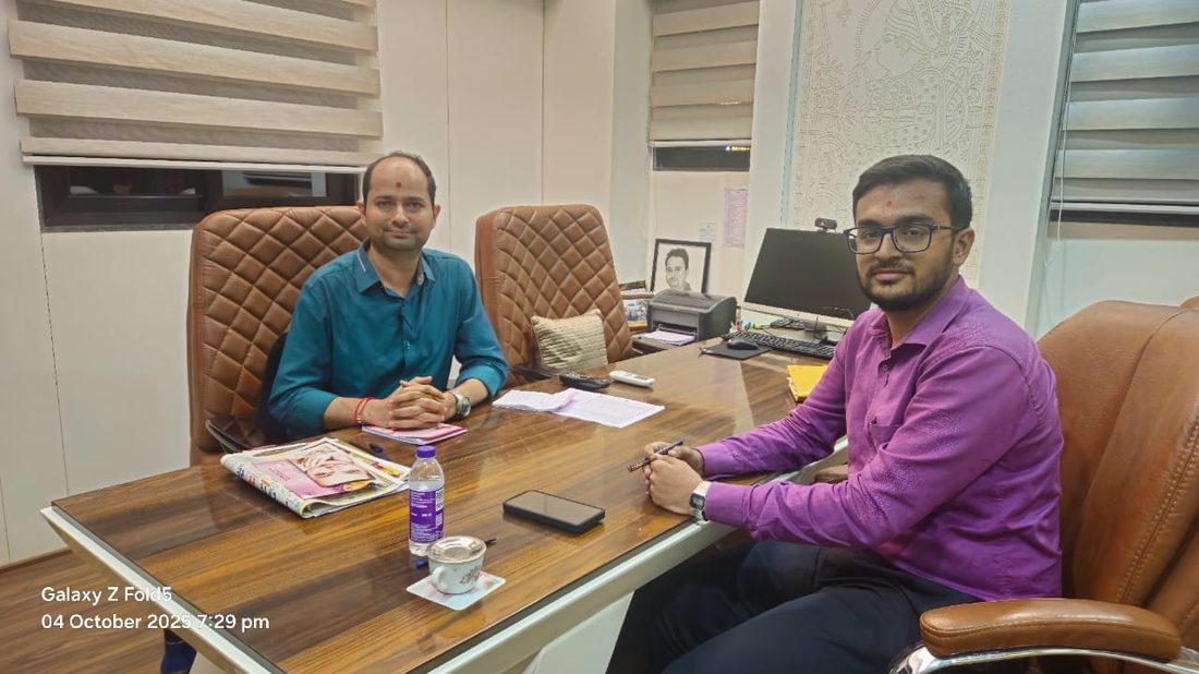 Adyright Media team reviewing plans with a client